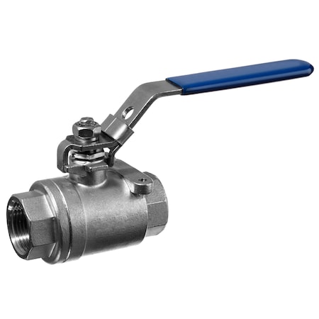 Ball Valve,304 SS,1-Way Body Style